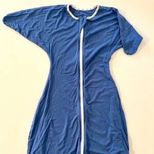 ZigJoy bamboo shark-fin transition swaddle Blue 1TOG